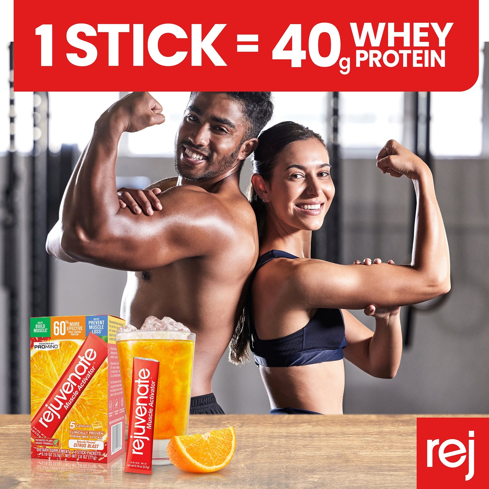 Rejuvenate Muscle Activator™: New Clinical Study Confirms A 3.6 gram Patented Plant-Based Blend of Rejuvenate Muscle Activator™ Produces the Equivalent Muscle Protein Synthesis as 40 grams of Whey Protein
