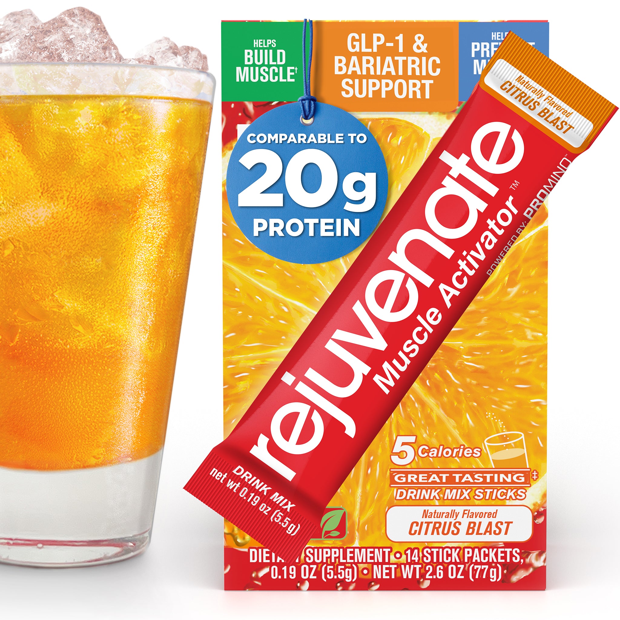 Rejuvenate Muscle Building Drink Mix Sticks