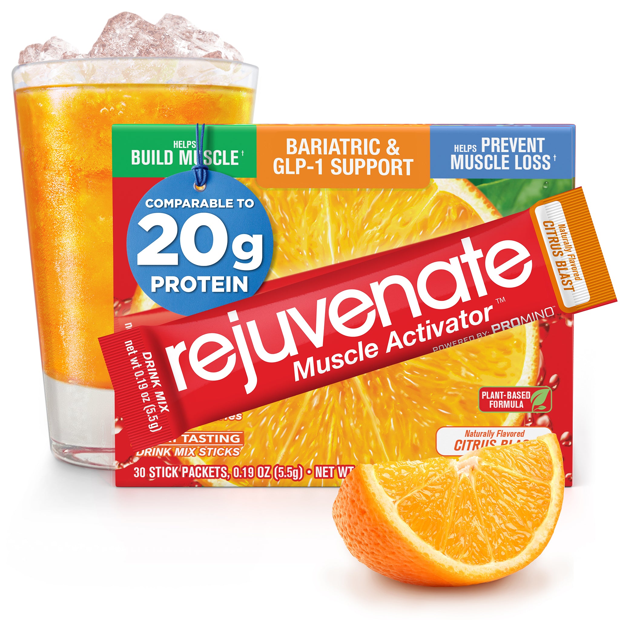 Rejuvenate Muscle Building Drink Mix Sticks