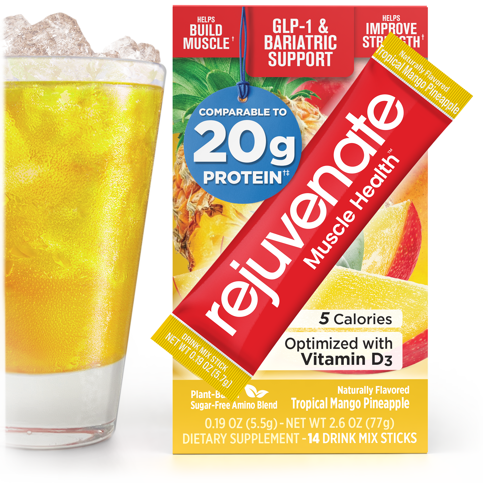 Rejuvenate Muscle Building Drink Mix Sticks