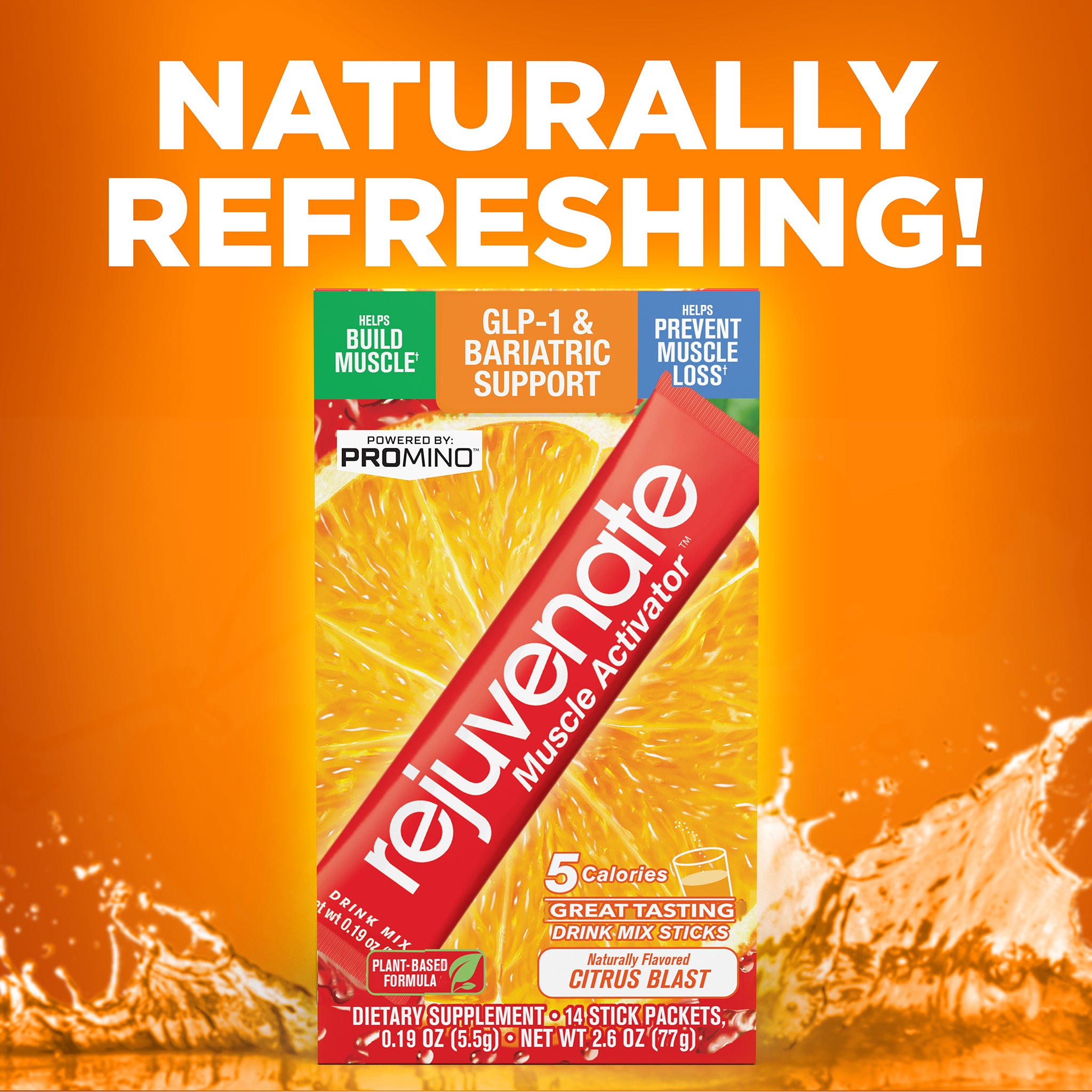 Rejuvenate Muscle Building Drink Mix Sticks