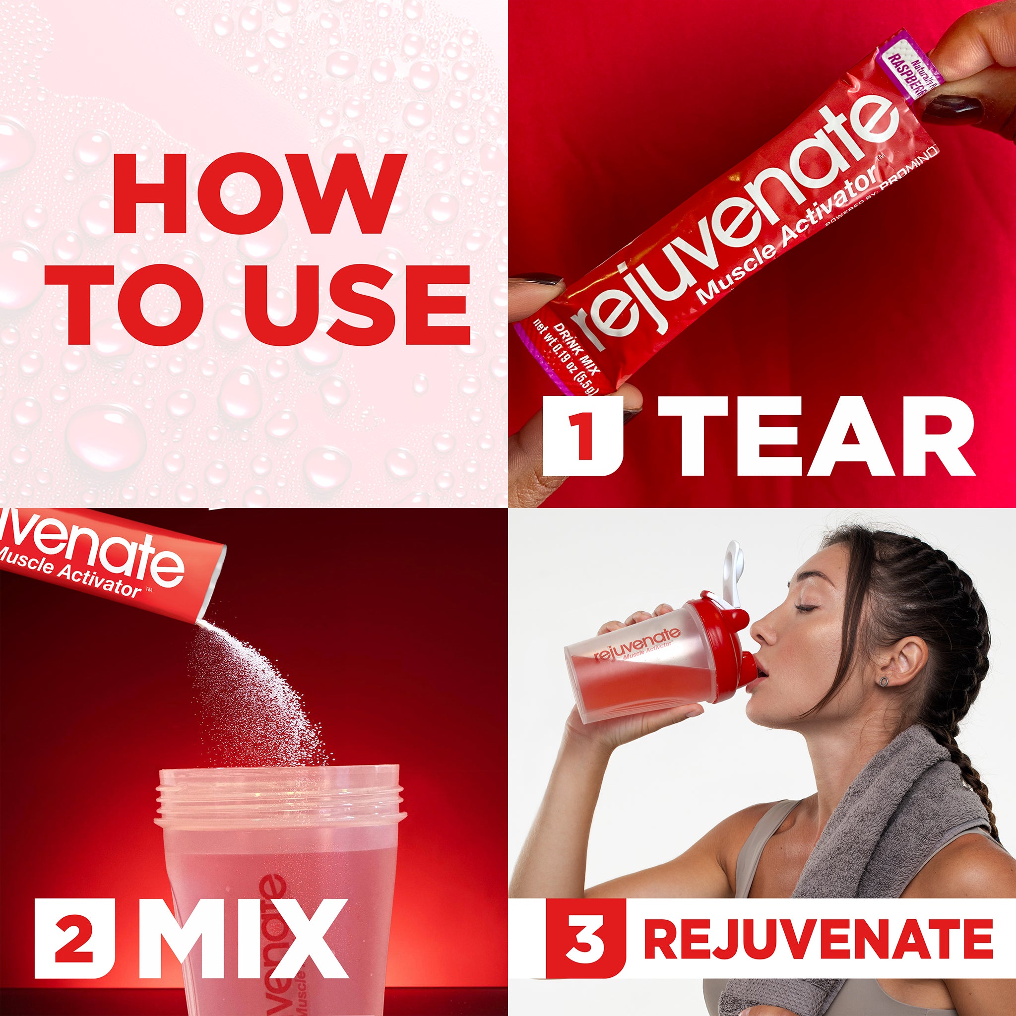 Rejuvenate Muscle Building Drink Mix Sticks